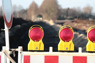 Sperrung an Autobahn A93 bei Windischeschenbach wegen Leitungsarbeiten