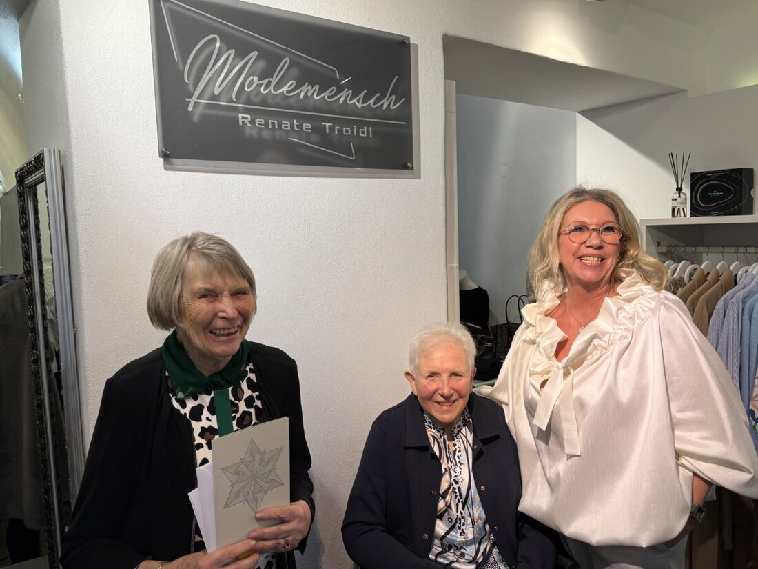 Weiden. Was beim "Kunstgenuss bis Mitternacht" im vergangenen November als Spontanidee geboren wurde, hat sich nun zu einer großzügigen Spende an Bedürftige gemausert. Die Inhaberin der Boutique "Modemensch", Renate Troidl, überreichte einen stattlichen Betrag an Dr. Renate Freuding-Spintler und ihre Hilfsaktion  "Adventslicht Speisung".