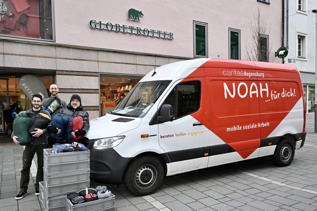 Regensburg. Globetrotter spendet gebrauchte Schlafsäcke an die Wohnungs- und Obdachlosenhilfe der Caritas, um wohnungs- und obdachlosen Menschen in den kalten Monaten zu helfen. Die Aktion, bei der Kunden für ihre alten Schlafsäcke Rabatt auf neue erhalten, läuft bundesweit von November bis Ende des Jahres.