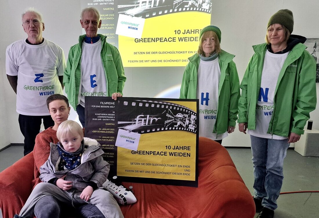 Weiden. Greenpeace Weiden feiert mit einer Filmreihe ihr zehnjähriges Bestehen unter dem Motto "Für eine bessere Welt" und lädt zum gemeinsamen Anschauen von fünf Dokumentarfilmen ein.