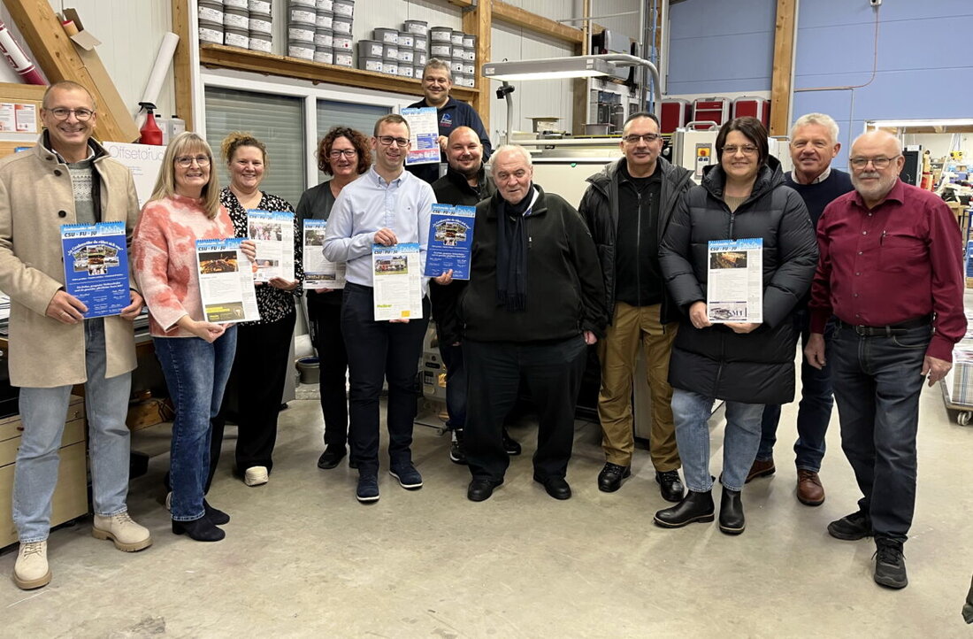 Grafenwöhr. „In Grafenwöhr da rührt sich was“ ist der Titel des CSU-FU-JU Kalenders für das Jahr 2025. Zum 32sten Mal gibt die Unionsfamilie das begehrte Nachschlagewerk heraus.