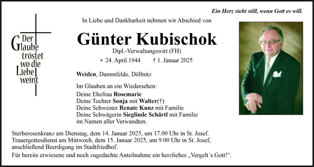 Begleitet durch: Bestattung Bauer - Weiden