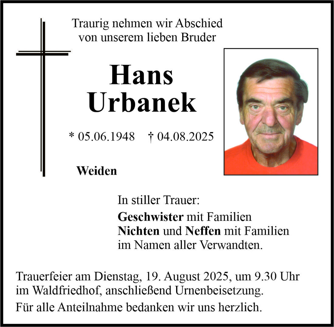 Begleitet durch: Bestattung Bauer - Weiden