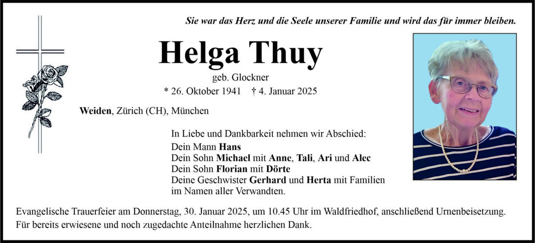 Begleitet durch: Bestattung Bauer - Weiden