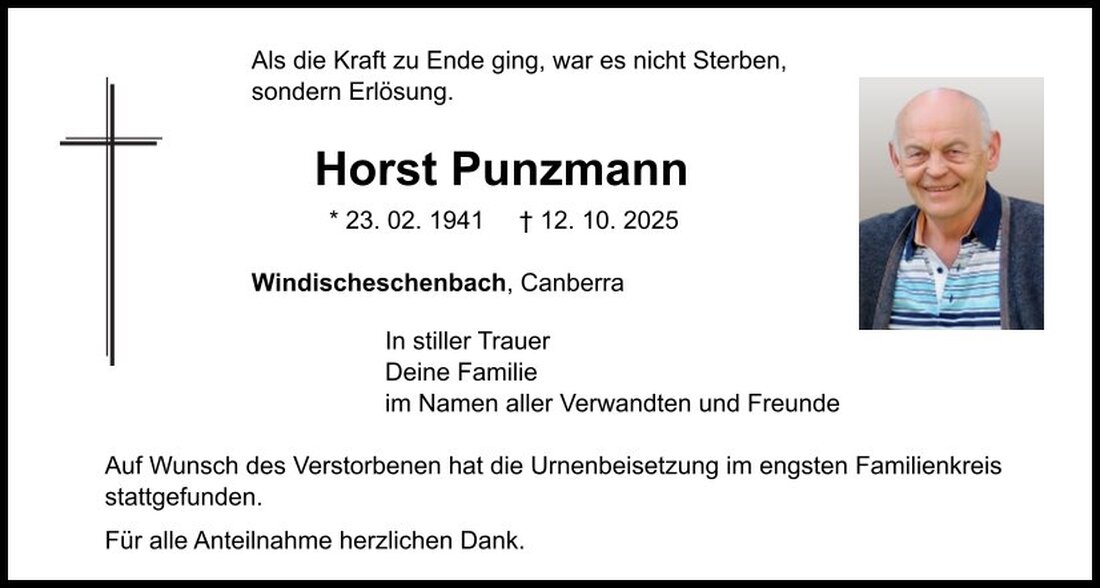 Begleitet durch: Bestattung Schmid - Neustadt/WN