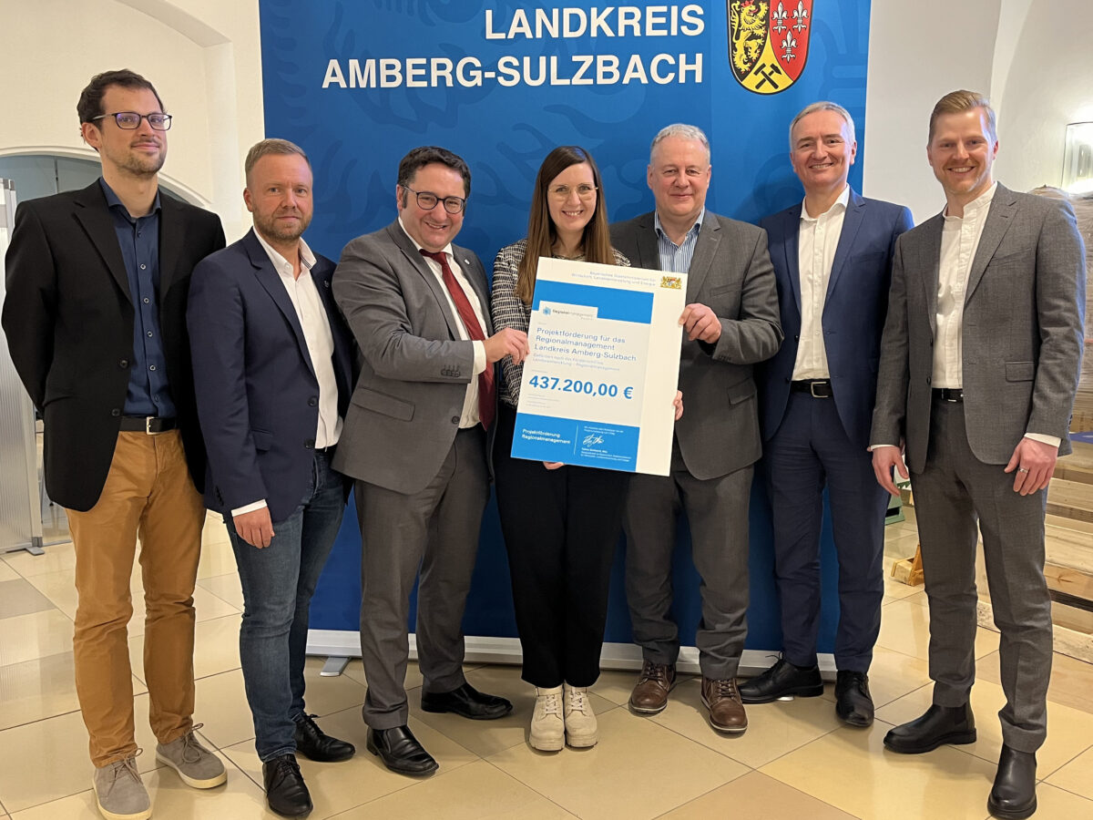 437.200 Euro Förderung für Amberg-Sulzbacher Regionalmanagement