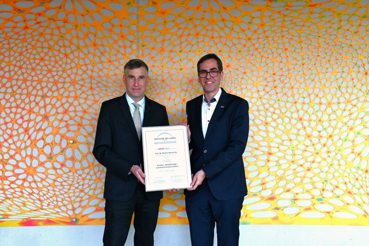 Dritter Platz beim Professor des Jahres für Bresinsky in Regensburg