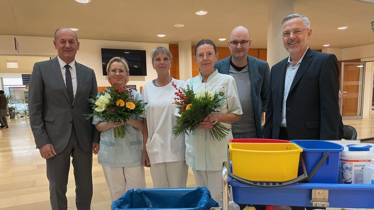 Experten bescheinigen Klinikum Weiden ausgezeichnete Hygiene