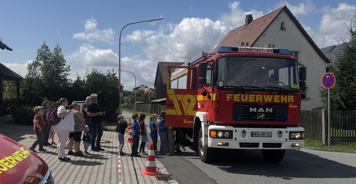 Fahrten mit dem Feuerwehrauto