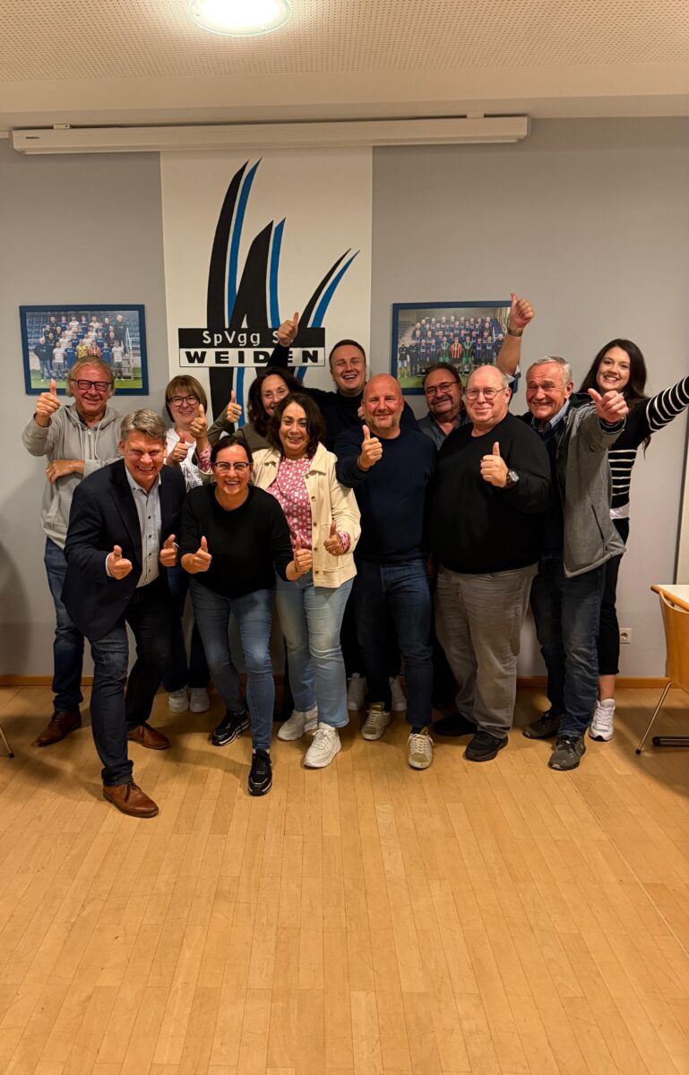 Ein tolles Team unterstützt aktiv die Jugendarbeit der SpVgg SV Weiden