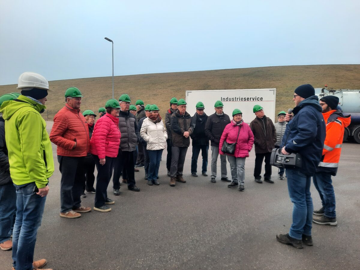 Seniorenunion erkundet Müllkraftwerk Schwandorf