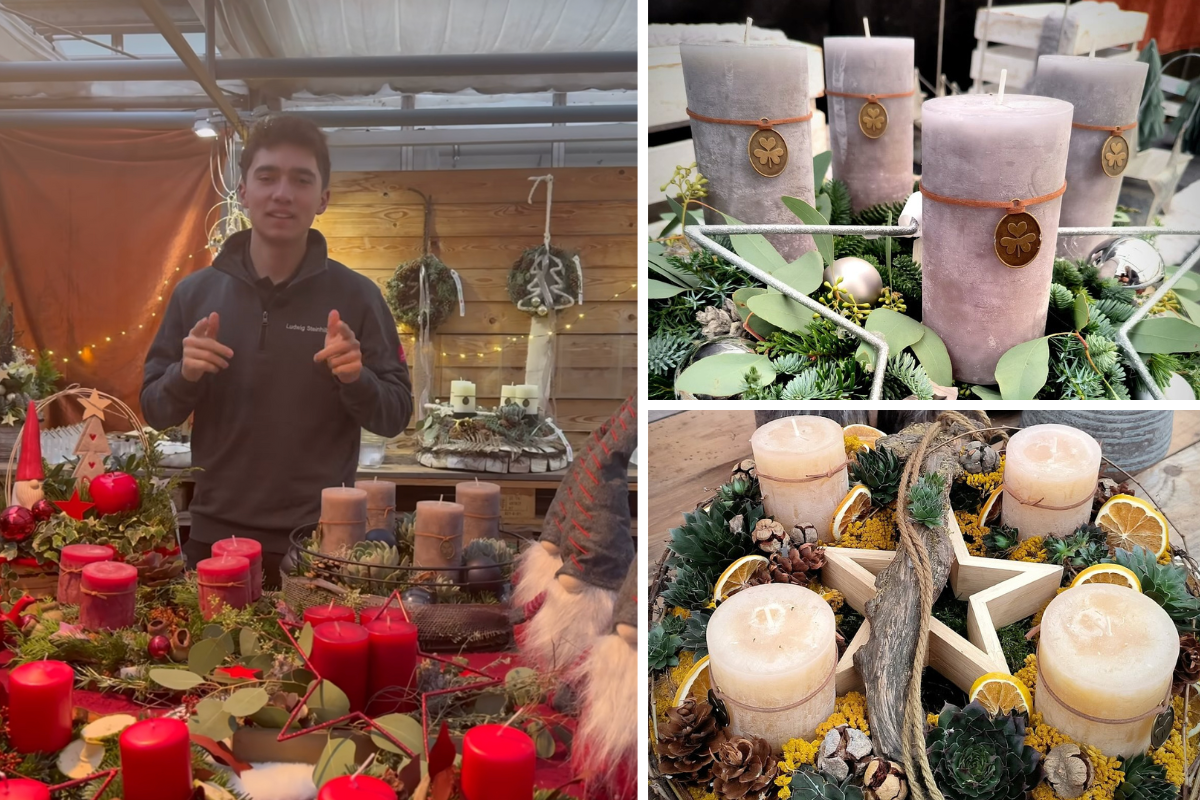 Stimmungsvoller Adventsstart in der Gärtnerei Steinhilber - Ihr seid herzlich eingeladen