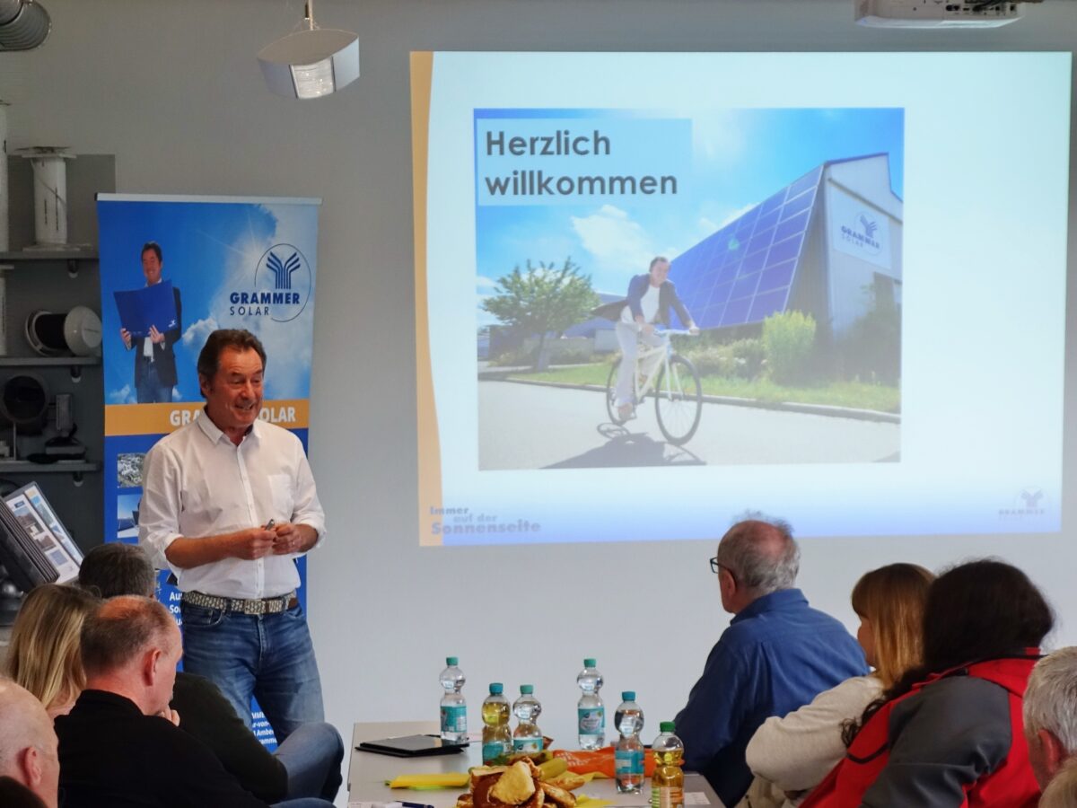 Vortrag: &quot;Eine eigene PV-Anlage: der beste Weg zu mehr Unabhängigkeit!&quot;
