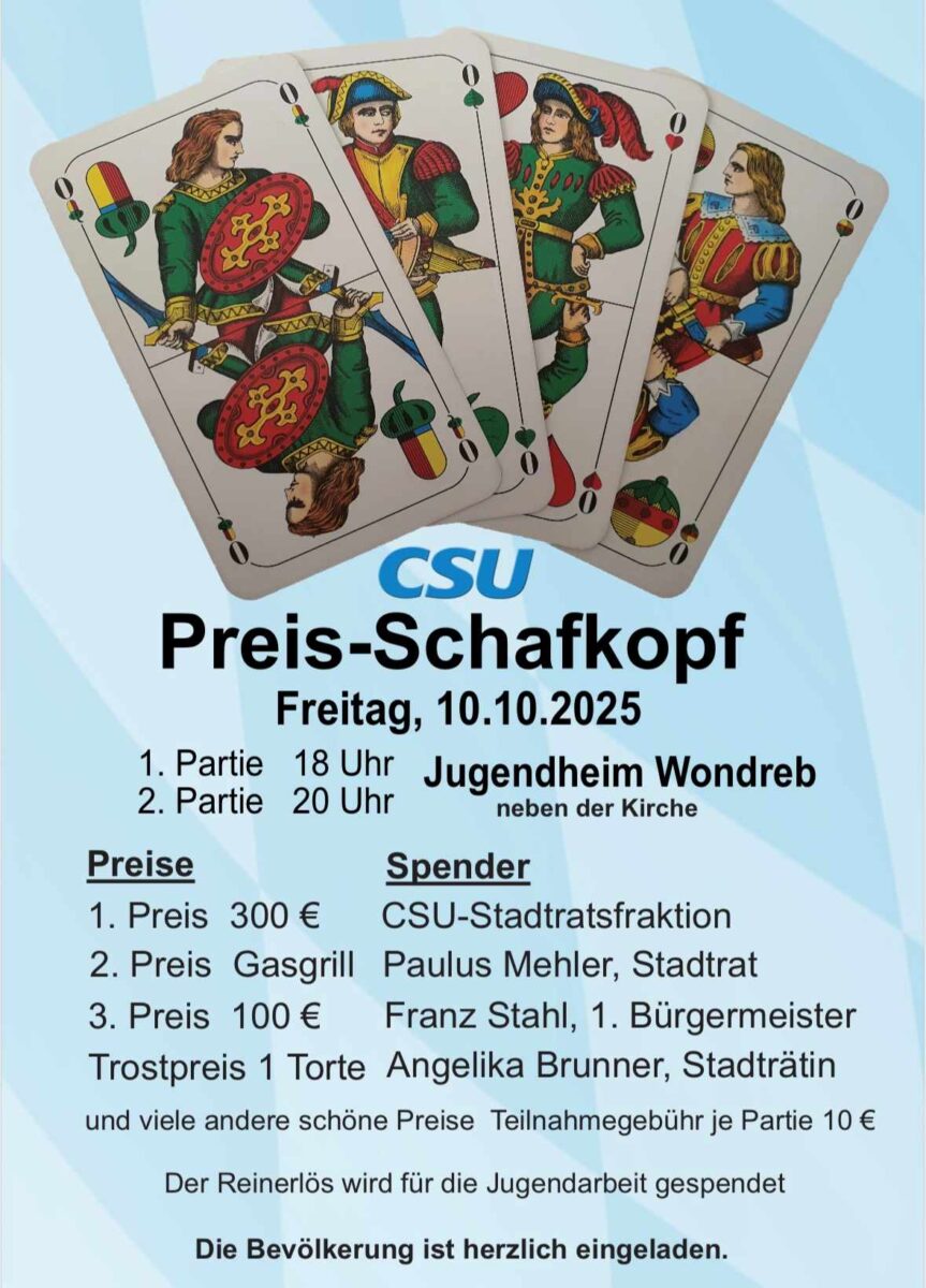 CSU Preisschafkopf