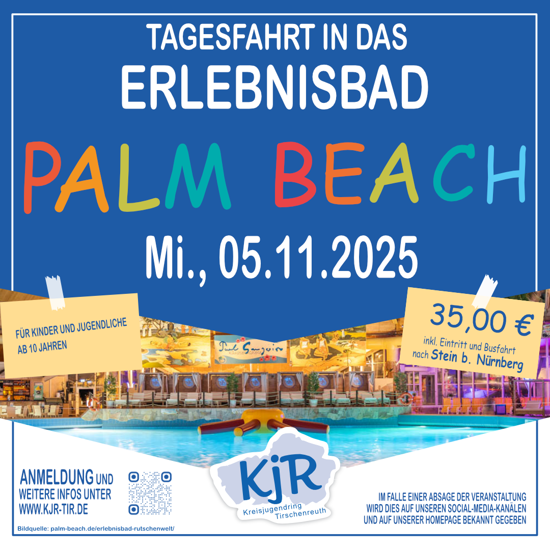 Tagesfahrt Erlebnisbad Palm Beach