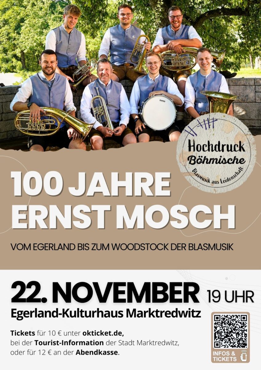 100 Jahre Ernst Mosch – vom Egerland bis zum Woodstock der Blasmusik