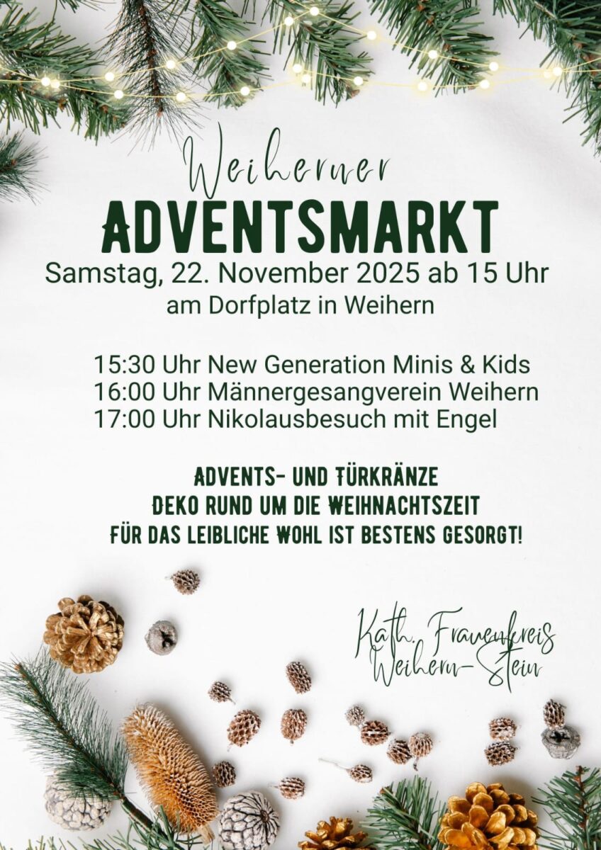 Weiherner Adventsbasar