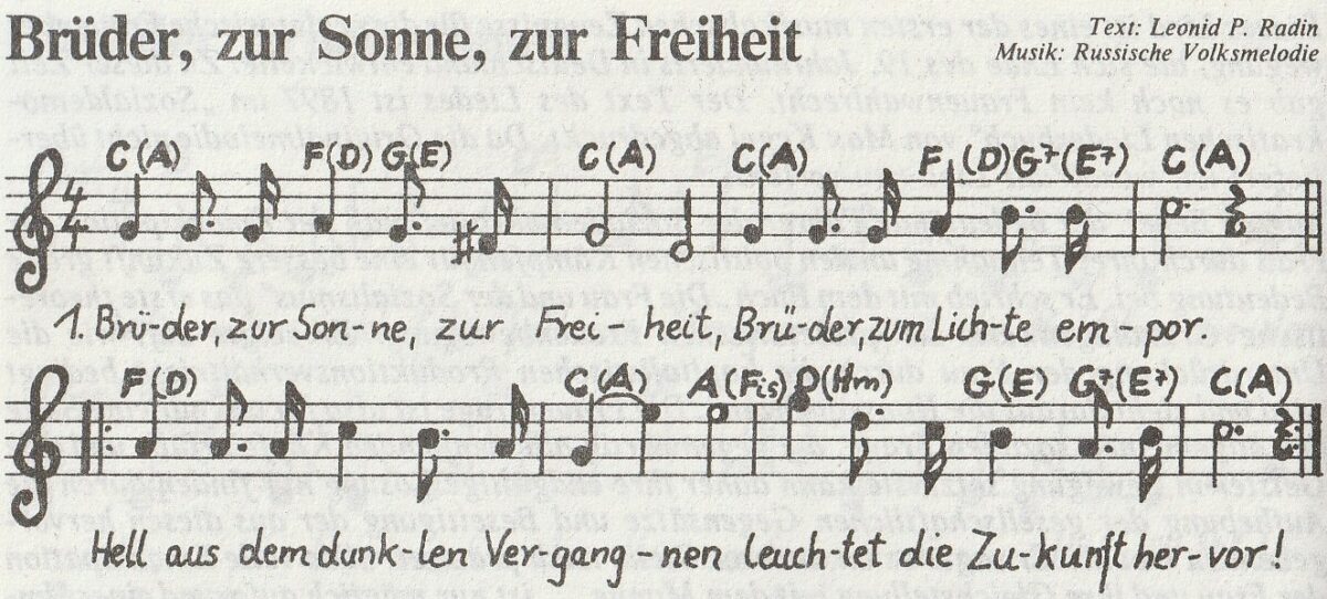 Trotz alledem: Lieder, die Hoffnung geben. - Ein Nachmittag zur Geschichte der Arbeiterbewegung